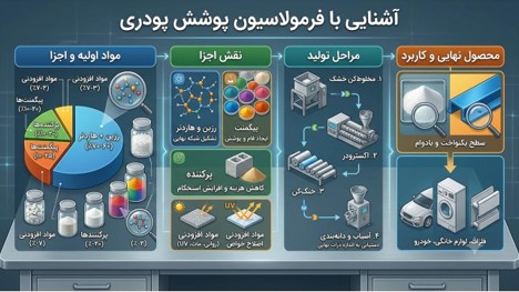 آشنایی با فرمولاسیون پوشش پودری