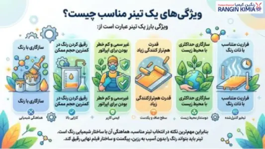 ویژگی های یک تینر مناسب