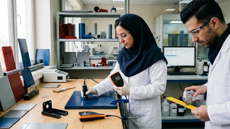 روشهای اندازهگیری ضخامت پوششهای رنگ پودری الکترواستاتیک