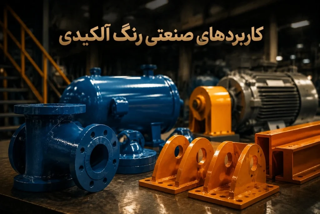 رنگ آلکیدی در چه صنایعی استفاده میشود؟